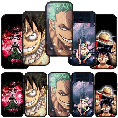 Pour Samsung Galaxy S25 S24 S23 S22 Ultra FE Plus A17 A37 A57 A56 A55 A06 A16 A15 A36 A26 A35 A05 A25 A54 A34 Coque Dessin Animé Luffy Roronoa Zoro One Piece