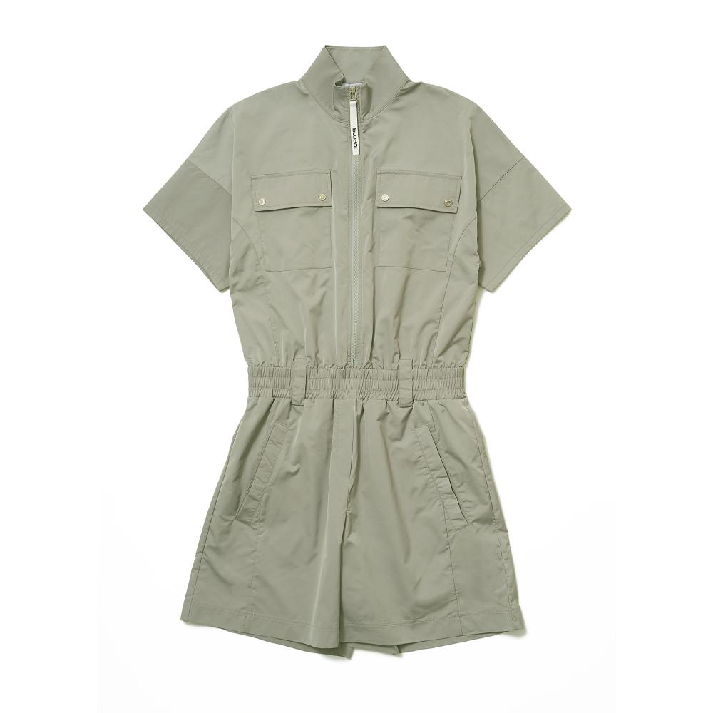BLUDOT Pocket Point Woven Jumpsuit_Kh