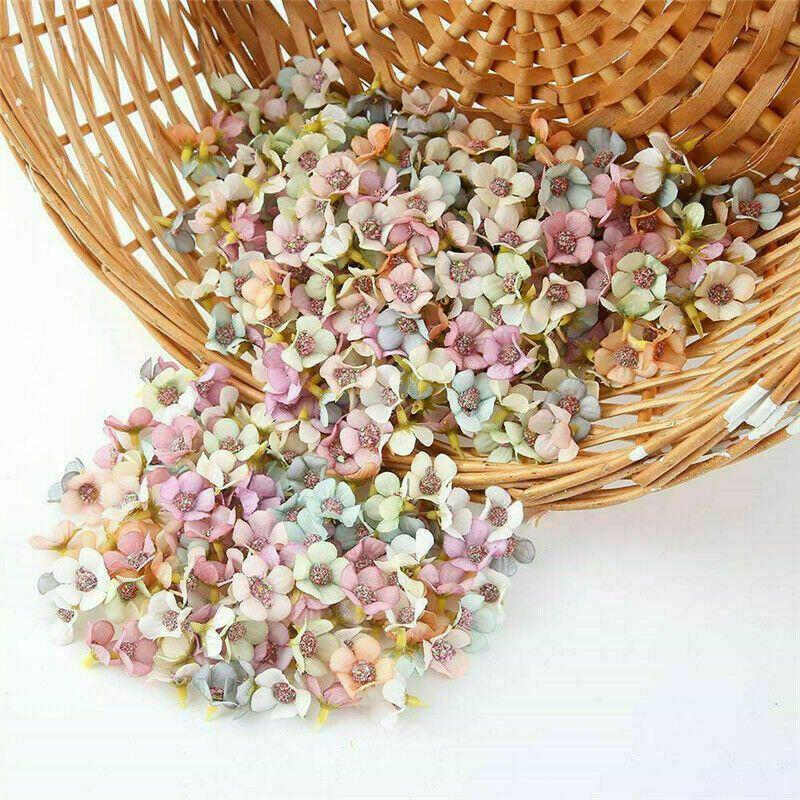 Silk Mini Daisy Flower Heads For Wedding Craft Home Party Gifts Decorations