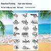 Bath War Absorbent Quick-Dry Printed Bath Towel
