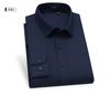 [Cool Modal] Spring and Autumn Skin friendly Elastic Anti wrinkle Easy to Care for Collar Long sleeved Shirt