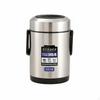 Insulated Lunch Box, 3Compartment Stainless Steel Bento, Portable Thermal Meal Container for Office,