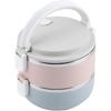 Przenośne Pudełka Bento Pudełko na Lunch dla Dorosłych Stal Nierdzewna Stackable Pudełko na Lunch Pojemnik Bento Pojemnik na Żywność (Druga warstwa 1400 ml)