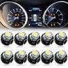 10Pcs T3 1 SMD LED Low Consumption High Bright Long Lifespan Car Bulbs Neo Wedge Climate Gauges Dashboard Control Lights Bulbs 7