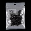 1 Pack Rolling Wirbel Kleinhandelspackung Schwarz Starkes Messing Salzwasserangeln Wirbel #1 #2 #1/0 2/0 3/0
