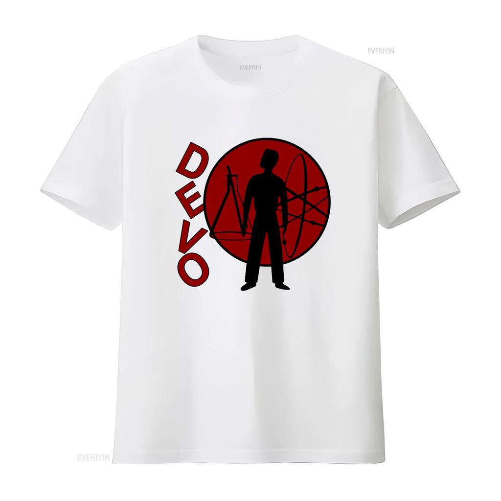 Devo Band T Shirt Cotton All Sizes Retro Rock Music Design Vintage Washed Homme Graphic Top For Everyday Wear Slightly