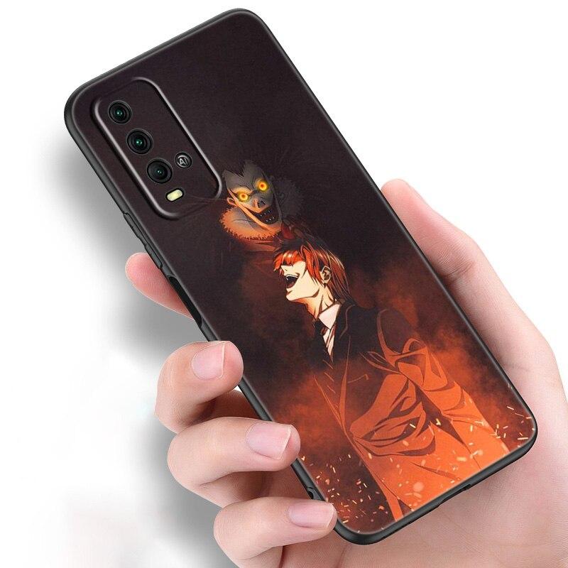 

Силиконовый чехол для телефона с аниме Манга Death Note Ryuk для Xiaomi Redmi Note 11 10 9 8 Pro 11T 10T 10S 9S 8T 9 9A 9C 9T, черный чехол Redmi Note 11 Pro