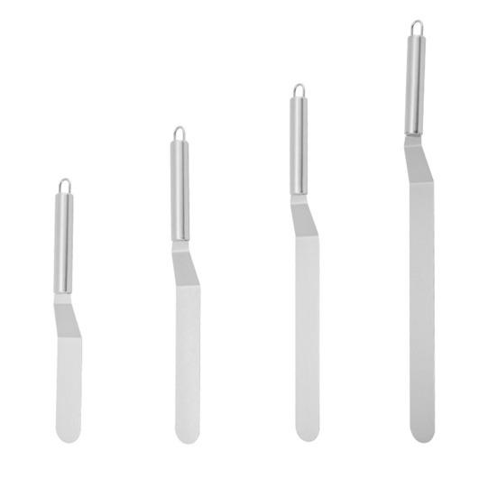Cake Butter Spatula Stainless Steel Cake Icing Spreader for Baking Ergonomic Handle Cake Decorating Tool for Buttercream Pastry