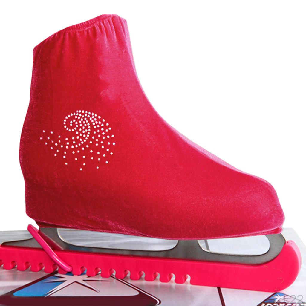 1 Pair Figure Ice Skate Boots Cover Overshoes Wrap with Qualified Opening