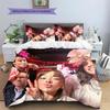 1PCS Ayliva Set Copripiumino Trapuntato con Fantasia a Tema Federa Decorazione per la Casa Regalo di Compleanno (1 * copripiumino + 2 * federa, senza nucleo)