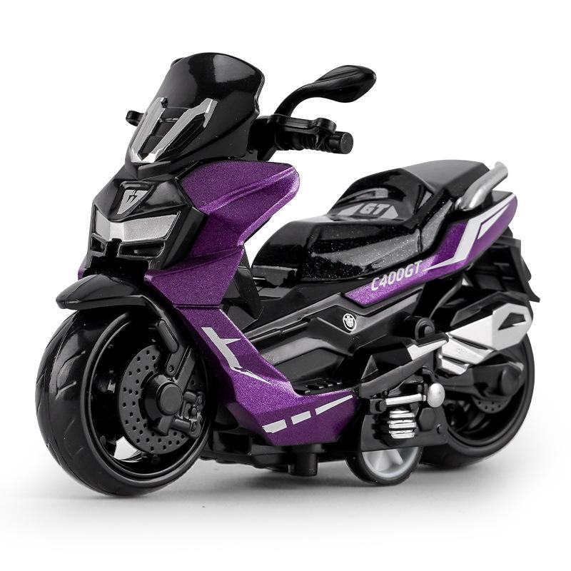 Alloy Motorcycle Keychain Toy Car for Boys