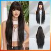 European Wig Women's Fashion Long Wig With Bangs HW9172