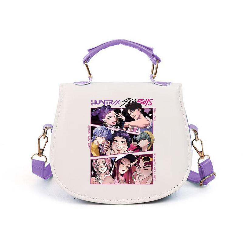 Kpop Animation Cartoon Printing Korean Version Of The Trend Handbag Multi-Function Portable Shoulder Messenger Bag