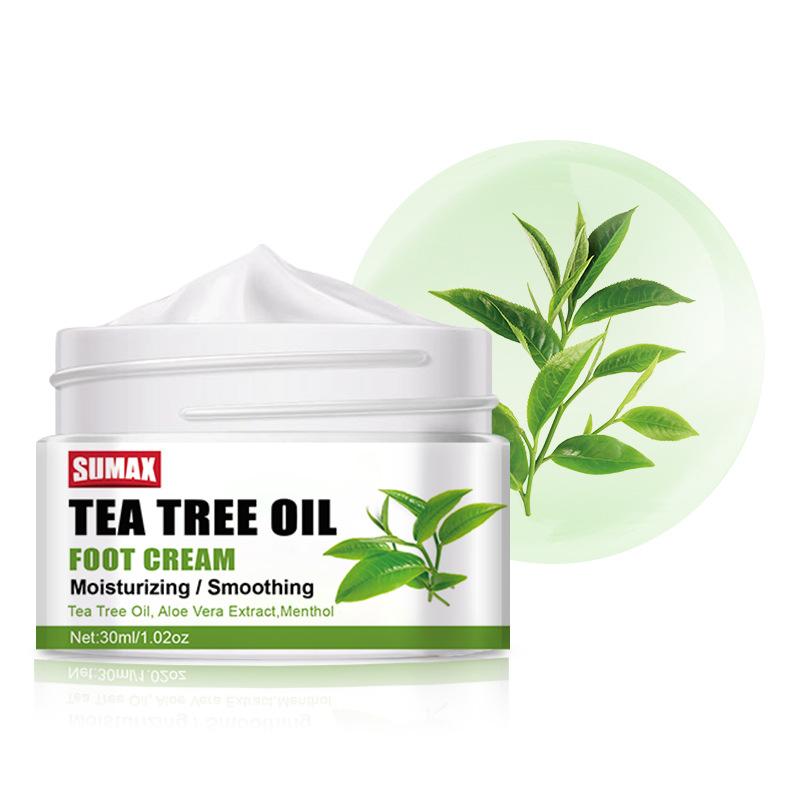 Crème pour les pieds au thé vert 30ml Lisse Délicate Éclatante et Translucide Absorption Rapide par la Peau Sérum Anti-Âge au Rétinol