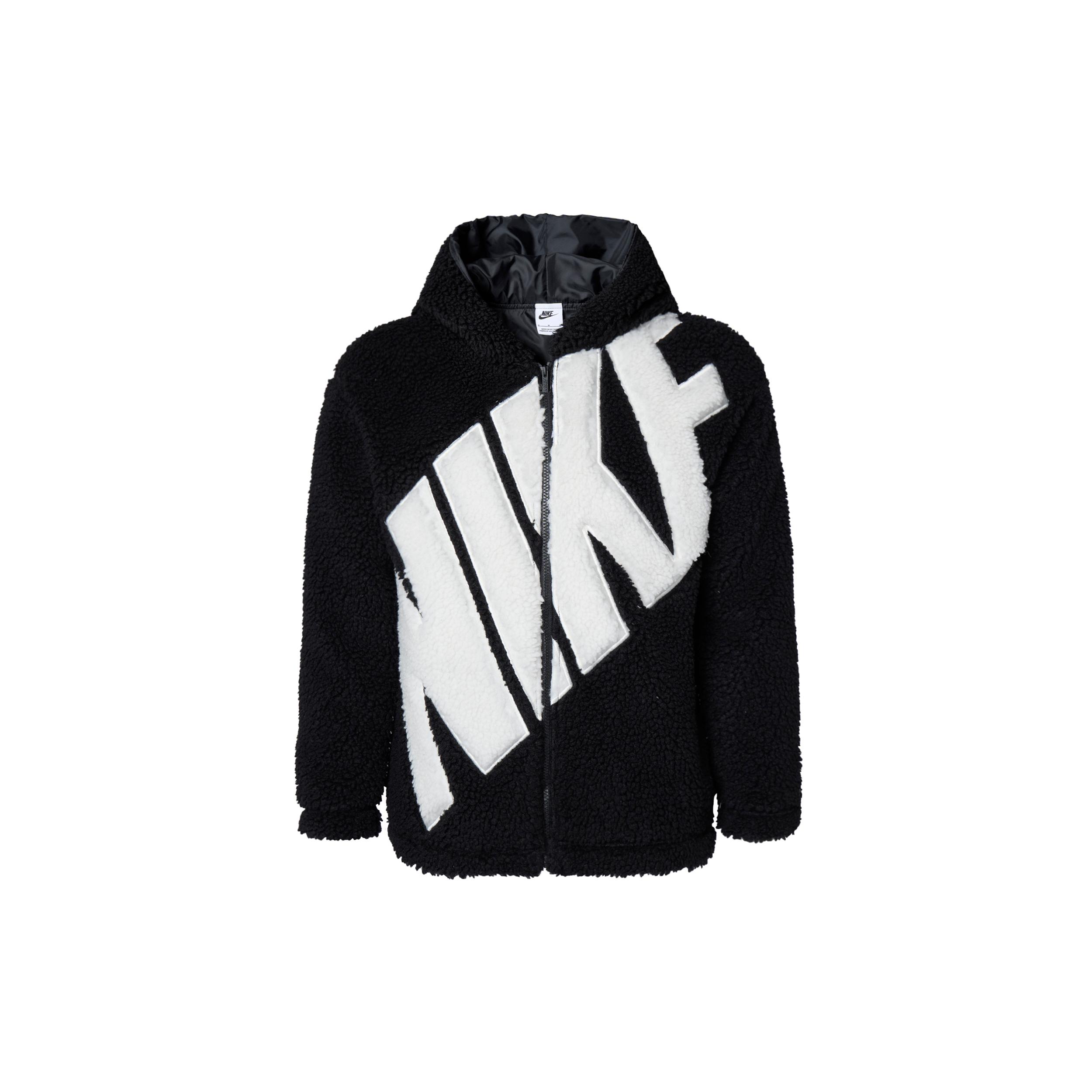 

New Nike Velvet feel Coat Women s Black FB8696-010 S