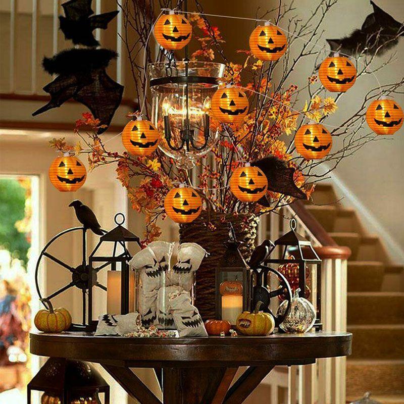 Adorable Led Pumpkin String Fairy Lights For Enchanting Halloween Home Decoration