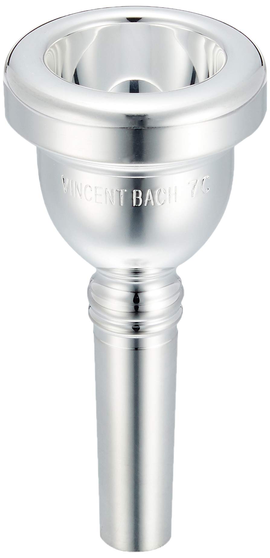

Back trombone mouthpiece 7C silver-plated finish (for small tube)