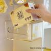 Japanese Acrylic Wall-Mounted Tissue and Towel Storage Box: Punch-Free Transparent Bathroom Napkin Holder