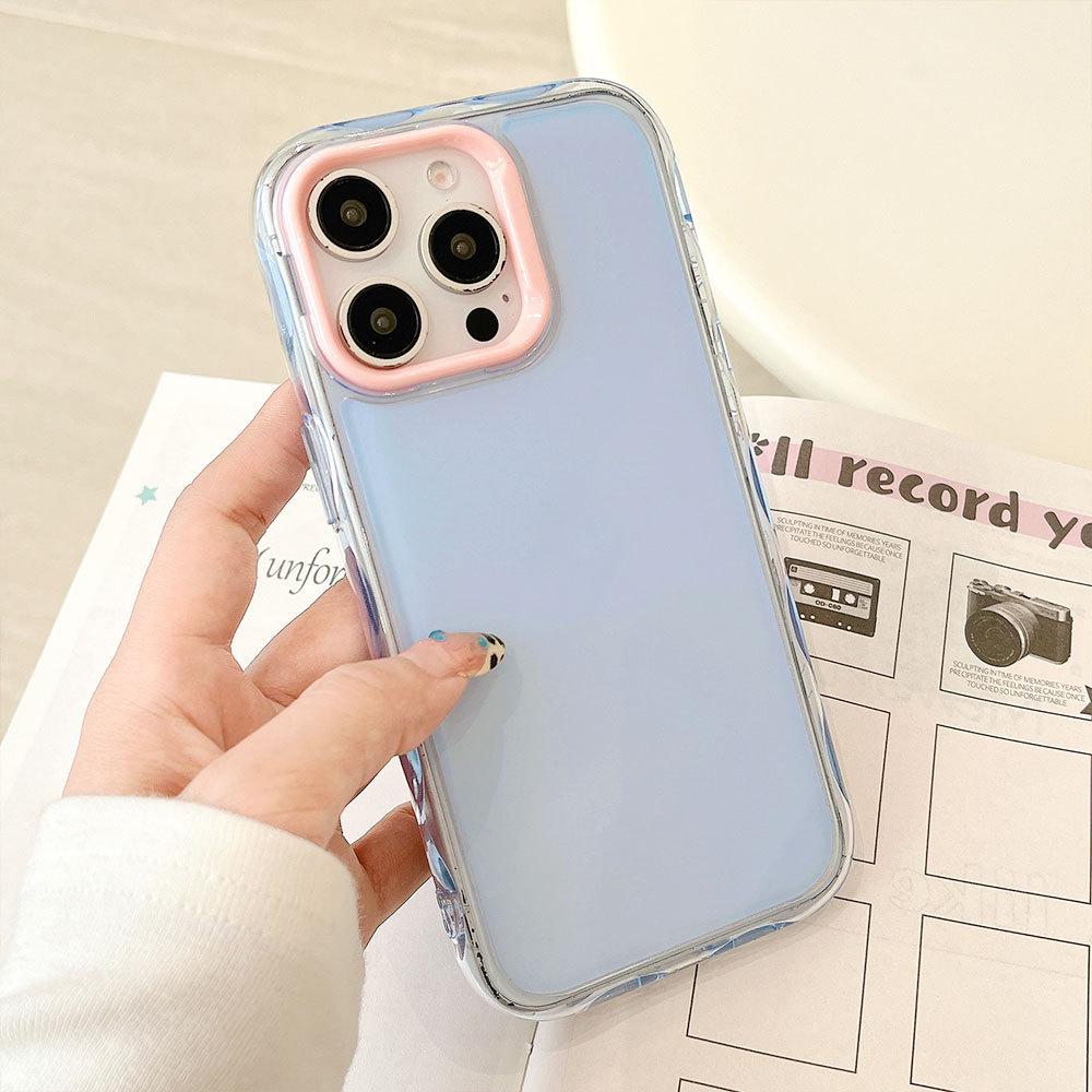 Full Screen Cat Phone Case Suitable for Apple 16promax Pink Phone Case IPhone 15 Cute Protective Case for Women