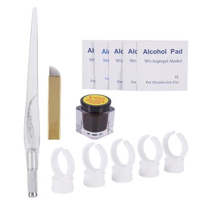 Stilou cu Ac pentru Tatuaj Microblading 3D Sprâncene Kit de Practică Pigment Instrument Manual de Machiaj Permanent