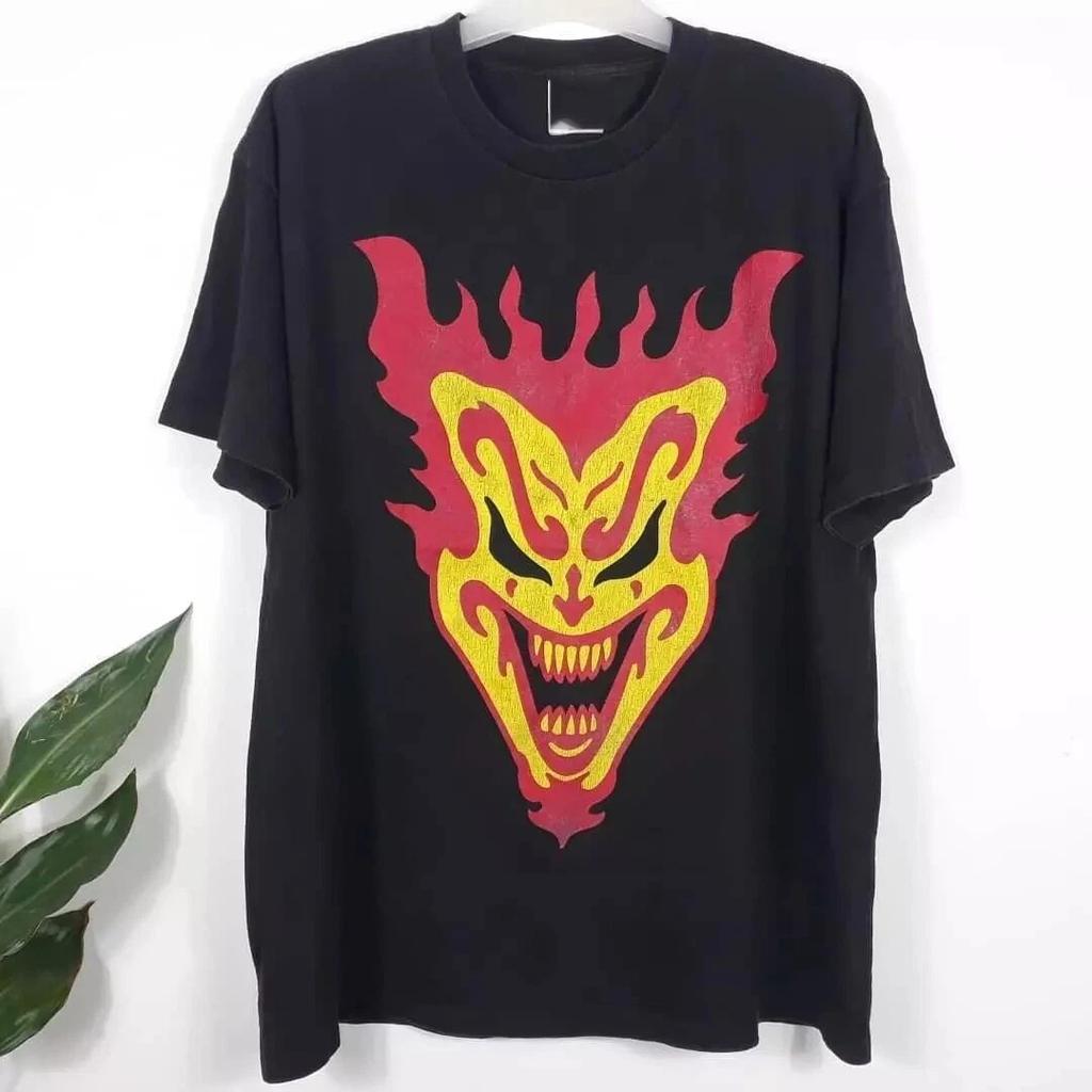 Insane Clown Posse Band Faccia Made In US Maglietta Nera in Cotone Taglia Completa S-5XL Maglietta Unisex