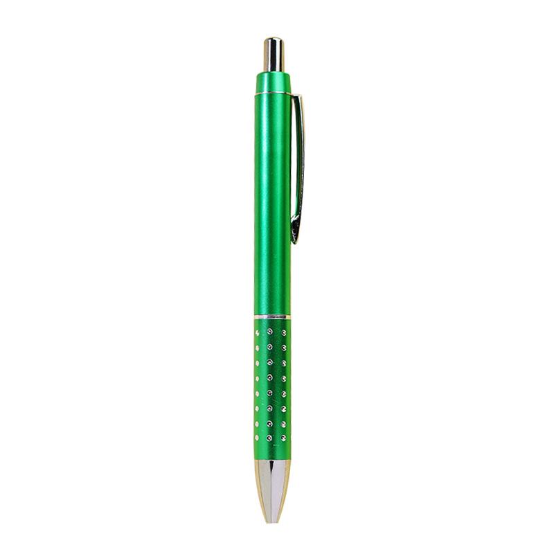 Diamond Aluminum Click Ballpoint Pen - Semi-metal Office Pen with Custom Logo Option