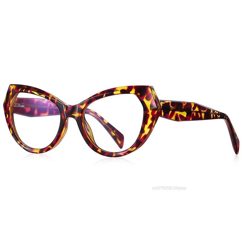 Progressive Pink Frame Cat Eye Anti-blue Glasses Women Spring Hinge TR90 Eyeglasses Latest Fashion Women s Anti-blue Glasses