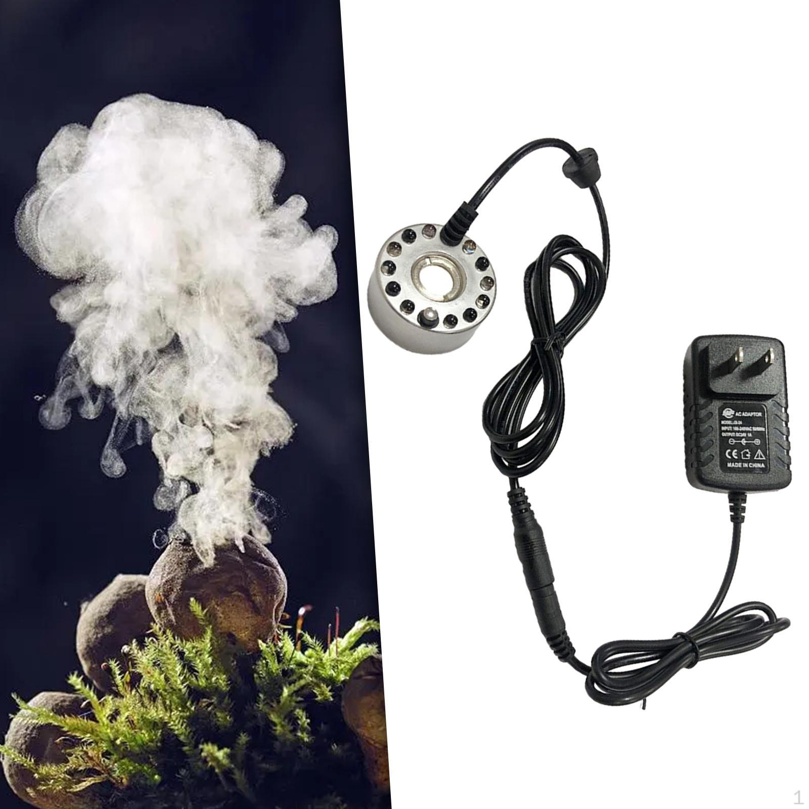 

Mist Mister с подсветкой, нержавеющая сталь, адаптер США, легкий ультразвуковой пруд для