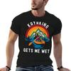 Kayaking Gets Me Wet Tshirt Plus Size Outdoor Casual Top