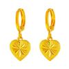 Orecchini da donna in oro 18 carati, eleganti orecchini tridimensionali a forma di fenice in oro AU750 e