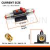 Circuit Breaker 20A to 300A Manual Reset for Car Audio System Waterproof Marine Circuit Breaker Reset Fuse 12V- 48V DC 40A 60A