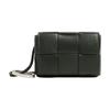 Cassette Intreccio Woven Magnetic Closure Leather Headphone Case Men Accessories Dark-Green Papaya 765784VBWD52999