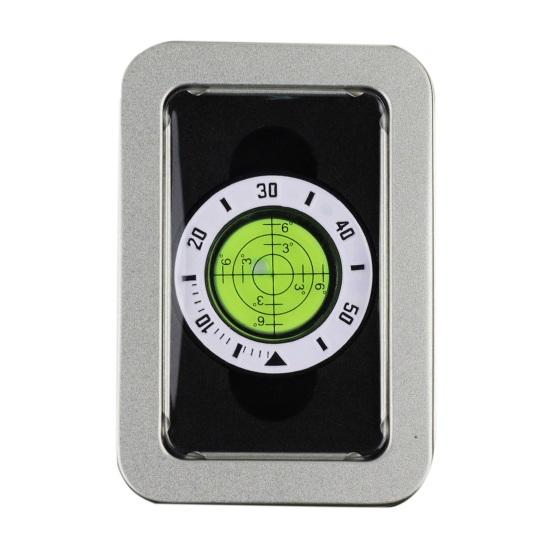 Golf Green Reader with Iron Box Magnetic Ball Marker High Precision Level Aid Bubble Tool Golf Putting Training Accessories