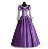 Rapunzel Kostüm für Erwachsene - Lila Prinzessinnenkleid mit langem Haar