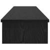 Monitor Stand Black Oak 100 X 27 X 15 Cm Engineered Wood