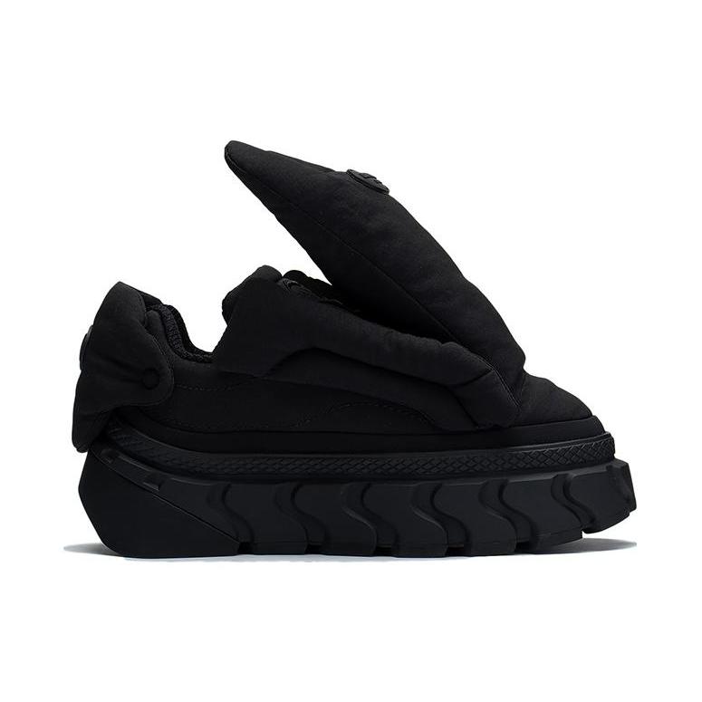 Li Ning Trace, Flow, Strange Blessing Resistenti all'abrasione Traspiranti Scarpe Sportive Casual High top Donna Nero AGCS226-3