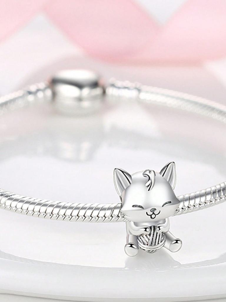 Cheese Mouse Cute Cat Beads Charm Copper Plated Fit Charms Copperoriginal Bracelet For Jewelry Making Diy Charm