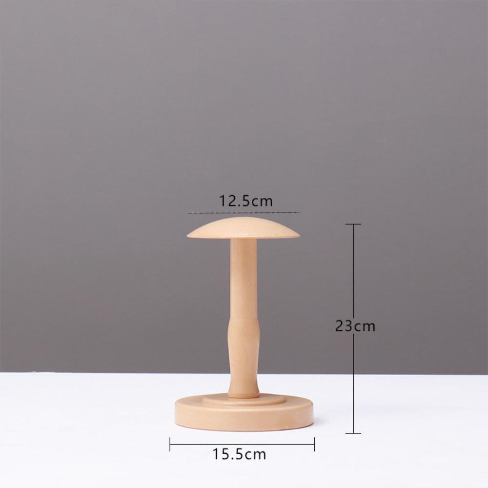 

Съемная подставка для парика DIY Декорация Держатель для демонстрации шапок/шляп/головного убора beige-23cm