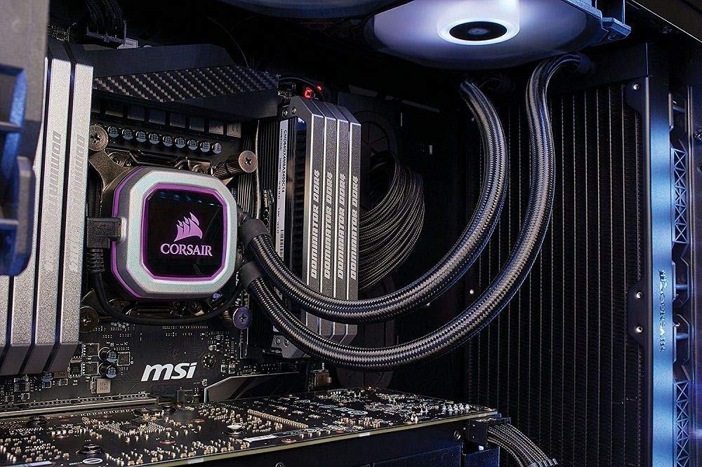 Corsair H115i PRO RGB Liquid CPU Cooler with Both Intel and FN1150 [Compatible AMD] CW-9060032-WW