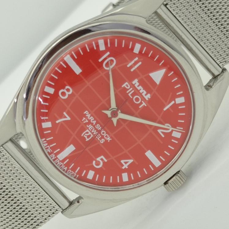 

USED HMT PILOT INDIAN MENS MECHANICAL WATCH a415059-1 Sku010-a415059