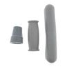 Crutch Accessories Kit - Including Pad, Handle Grip Covers, Tip Cover – Gray