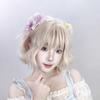 Anime Style Hair Clip Lace Barrettes And Button For Secure Bun Hold In Various Occasion Comfortable Hairpin