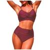 Sexy Bikinis Push Up Swimsuits Women Summer Swimwear For Female Beach Swim Wear Bathing Suits High Waist Tankini Set Pool Bather