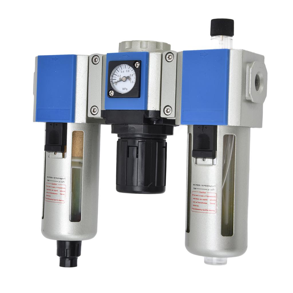 Air Compressor Flow Filter Pressure Regulator Lubricator Water Oil Separator Combination UnitGC300 08