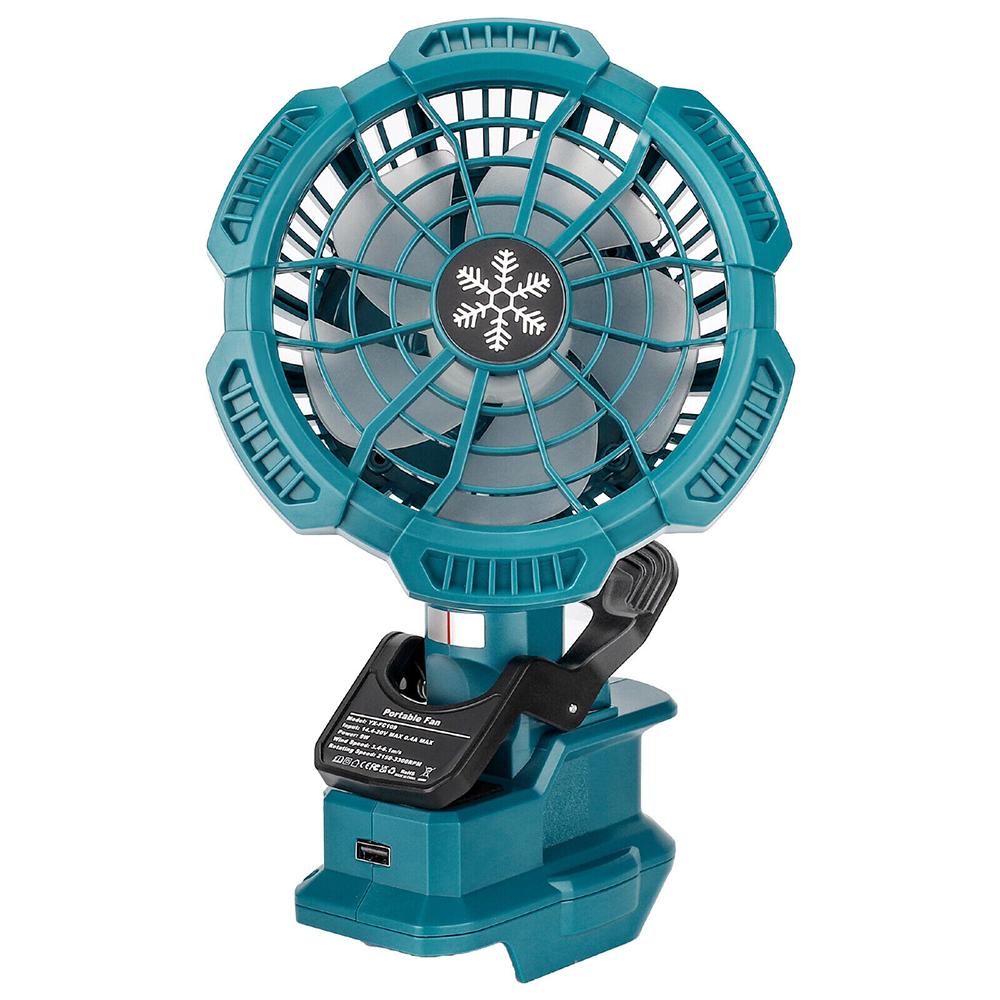 Portable Clip on Fan for Makita 18V Battery 3 Speed Energy Efficient Stroller Fan Outdoor Use