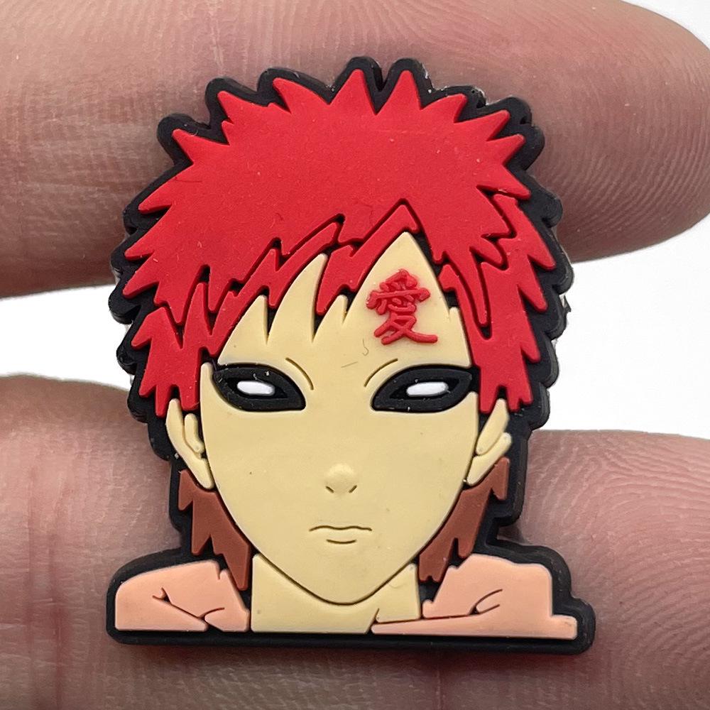 Naruto Series Detachable Clog Shoe Decorative PVC Flower Buckles