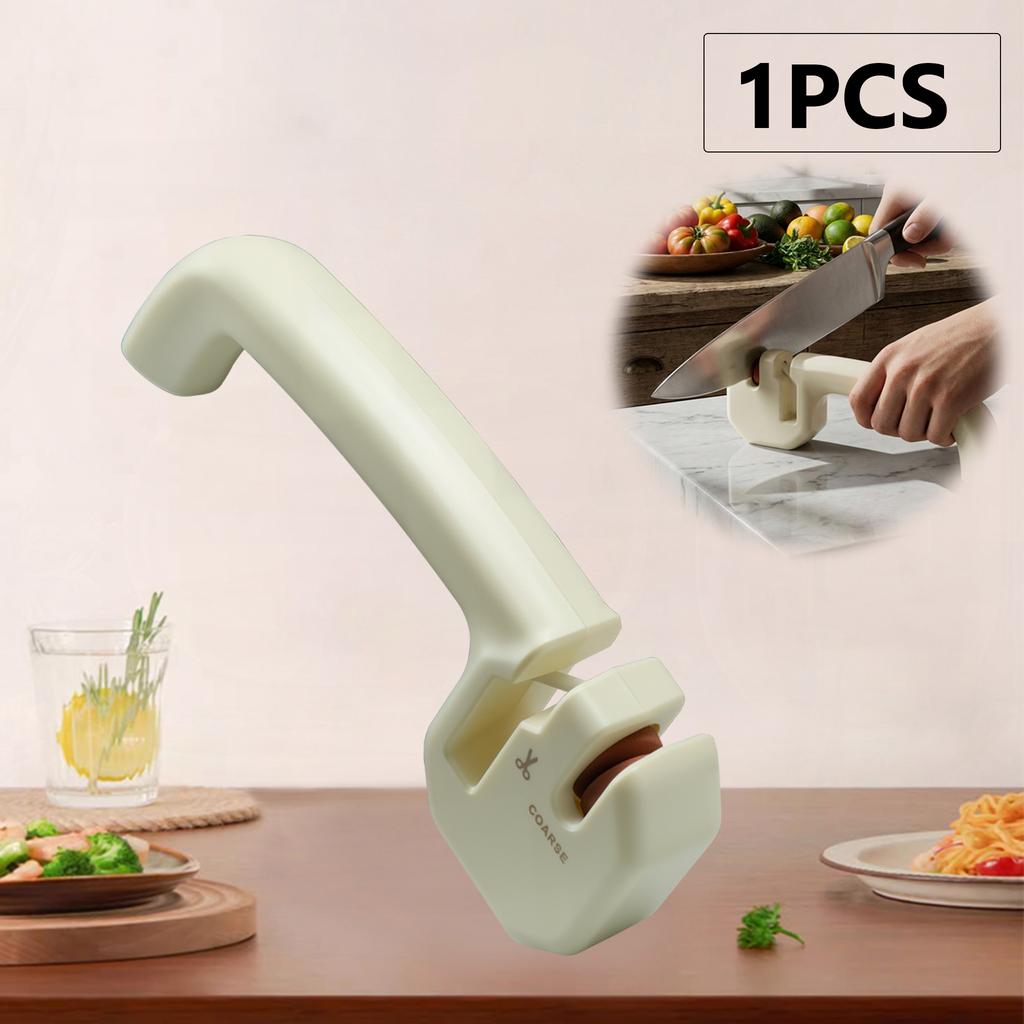 Kitchen Handheld Knife Sharpener 2 In 1 Quick Knife Scissor Sharpening Tool To Repair Restore Polish Blades Knife Sharpening