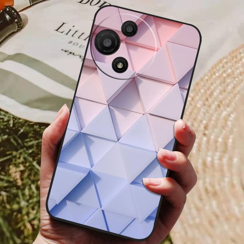 Covers For TCL 60 SE NxtPaper 5G Soft Case Cute Cat Print Silicone Cover for TCL 60SE NxtPaper 5G Case Full Protective Fundas