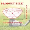 180 Pcs Golf Driver Blue Impact Tape Labels Golf Club Impact Tape Labels Self-Teaching Sweet Spot Target Sticker for Swing Training Aid Impacts Label
