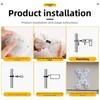 DIY Modular Solar Hexagon Wall Lights – Outdoor White LED Panels Auto-On At Dusk, Perfect for Garden Patio & Balcony Decor